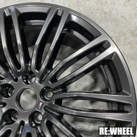 [리휠][대구휠도색] BMW 530i 19인치 순정휠 하이퍼 블랙 휠도색 / 진주, 창원, 순천