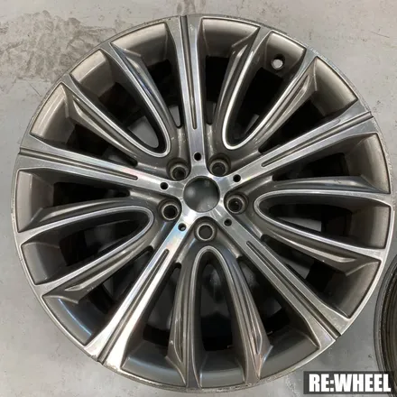 [진주 리휠] 전남 광양 휠복원 BMW 750ld 20인치 순정휠 다이아컷팅 휠 수리 / 진주, 창원, 순천