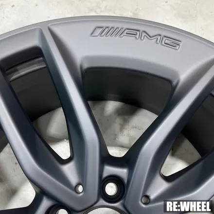 [리휠][분체도장] 벤츠 E53 AMG 맷블랙 휠도색 및 카본 세라믹 골드 캘리퍼 도색 작업후기 / 진주, 창원, 순천