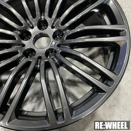 [리휠][대구휠도색] BMW 530i 19인치 순정휠 하이퍼 블랙 휠도색 / 진주, 창원, 순천