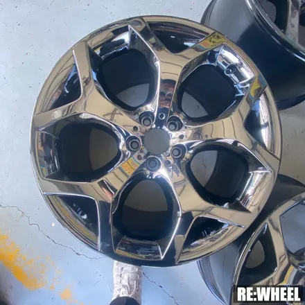 [리휠] 경남 진주 휠도색 BMW X6 20인치 순정휠 블랙크롬 작업 후기 / 진주, 창원, 순천