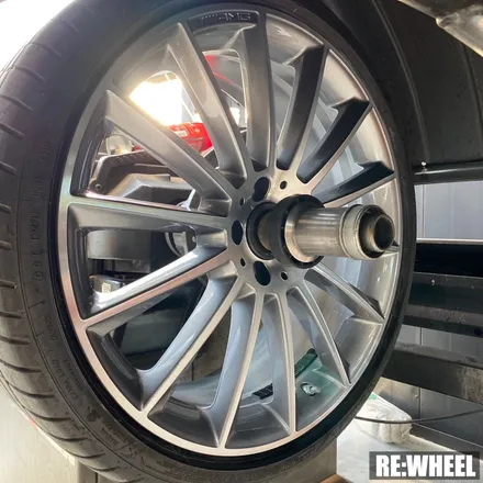 [리휠][자동차휠복원] 벤츠 E450 4MATIC 까브리올레 20인치 AMG 마차휠 다이아 몬드 컷팅 휠복원 작업후기 / 진주, 창원, 순천