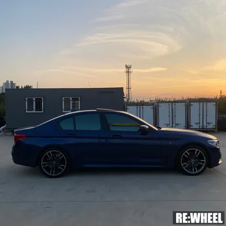[리휠][분체도장] BMW 520d Xdrive 다이아몬드 컷팅 휠복원 작업후기 / 진주, 창원, 순천