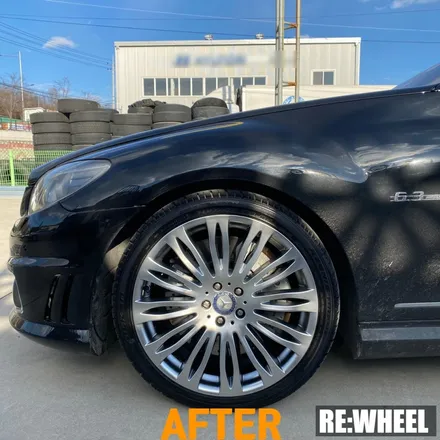 [리휠] 벤츠 CL 63 AMG 순정휠 크랙으로 인한 휠교체 작업 / 진주, 창원, 순천
