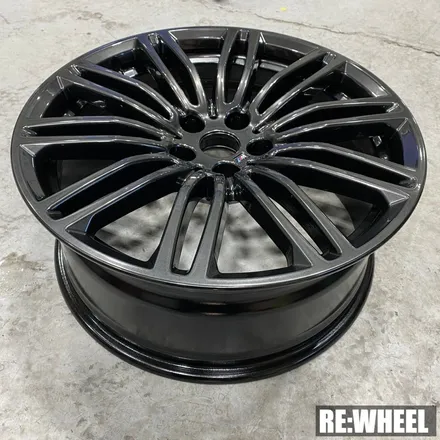 [리휠][대구휠도색] BMW 530i 19인치 순정휠 하이퍼 블랙 휠도색 / 진주, 창원, 순천