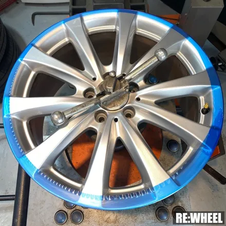 [리휠][분체도장][벤츠휠복원] 벤츠 S500 18인치 순정휠 실버 휠복원 작업후기 / 진주, 창원, 순천