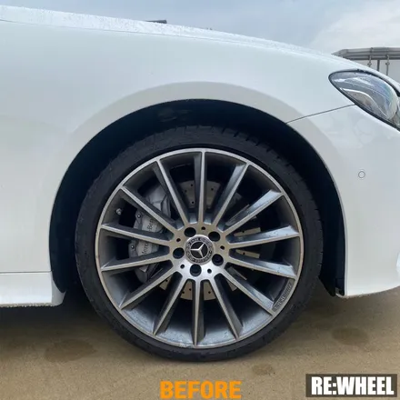 [리휠][자동차휠복원] 벤츠 E450 4MATIC 까브리올레 20인치 AMG 마차휠 다이아 몬드 컷팅 휠복원 작업후기 / 진주, 창원, 순천