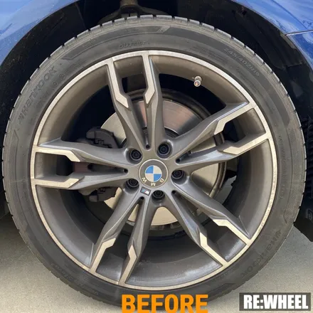 [리휠][분체도장] BMW 520d Xdrive 다이아몬드 컷팅 휠복원 작업후기 / 진주, 창원, 순천