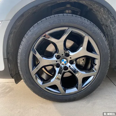 [리휠] 경남 진주 휠도색 BMW X6 20인치 순정휠 블랙크롬 작업 후기 / 진주, 창원, 순천