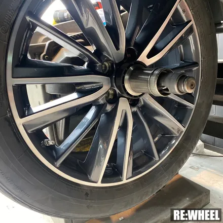 [리휠][인피니티휠복원][QX60휠복원] 인피니티 QX60 20인치 순정휠 다이아몬드 컷팅 휠복원 작업후기 / 진주, 창원, 순천