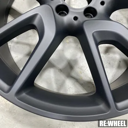 [리휠][분체도장] 벤츠 GLC 43 AMG 21인치 순정휠 맷블랙 블랙 무광 휠도색 작업후기 / 진주, 창원, 순천