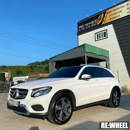 [리휠][순천휠복원][자동차휠복원] 벤츠 GLC 220d 4MATIC 19인치 순정휠 다이아몬드 컷팅 휠복원 작업후기 / 진주, 창원, 순천