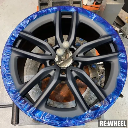 [리휠][분체도장] 벤츠 E53 AMG 맷블랙 휠도색 및 카본 세라믹 골드 캘리퍼 도색 작업후기 / 진주, 창원, 순천