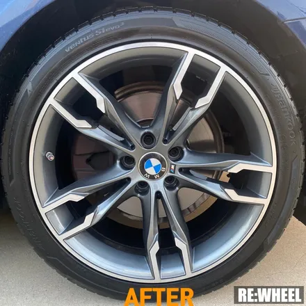 [리휠][분체도장] BMW 520d Xdrive 다이아몬드 컷팅 휠복원 작업후기 / 진주, 창원, 순천