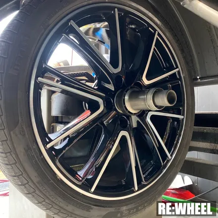 [리휠] 포르쉐 파나메라4 순정휠 다이아몬드 컷팅 휠복원 / 진주, 창원, 순천