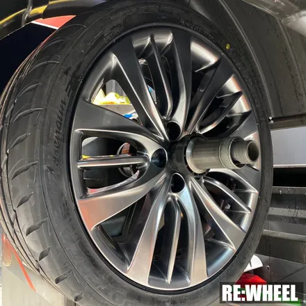 [리휠][진주타이어싼곳] 제네시스 G80 3.8 AWD 하이퍼 블랙 휠도색 / 진주, 창원, 순천