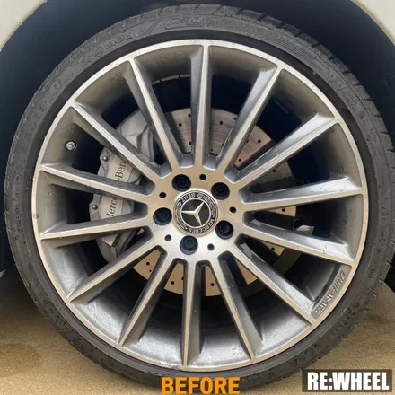 [리휠][자동차휠복원] 벤츠 E450 4MATIC 까브리올레 20인치 AMG 마차휠 다이아 몬드 컷팅 휠복원 작업후기 / 진주, 창원, 순천