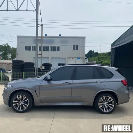 [리휠][휠굴절수리][BMW휠복원] BMW X5 40d 20인치 순정휠 휠굴절 수리 및 다이아몬드컷팅 휠복원 작업후기 / 진주, 창원, 순천