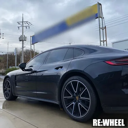 [리휠] 포르쉐 파나메라4 순정휠 다이아몬드 컷팅 휠복원 / 진주, 창원, 순천