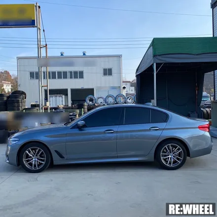 [리휠] BMW 520d 다이아몬드 컷팅 휠복원 / 진주, 창원, 순천