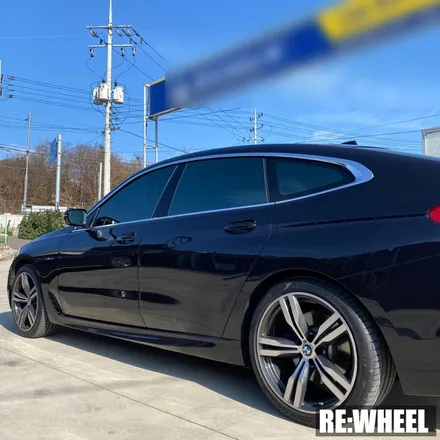 [리휠][거제휠복원] BMW 640i GT 순정휠 다이아몬드 컷팅 휠복원 / 진주, 창원, 순천