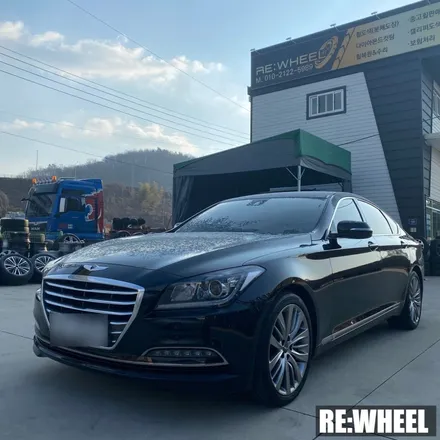 [리휠][마산휠복원] 제네시스 G330 하이퍼 실버 휠복원 / 진주, 창원, 순천