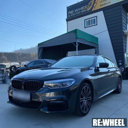 [리휠][대구휠도색] BMW 530i 19인치 순정휠 하이퍼 블랙 휠도색 / 진주, 창원, 순천