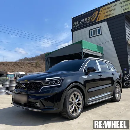 [리휠][마산휠도색] 기아 쏘렌토 MQ4 20인치 순정휠 블랙 유광 휠도색 / 진주, 창원, 순천
