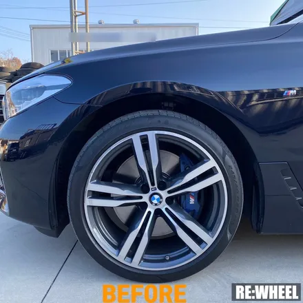 [리휠][창원휠복원] BMW 640i GT 다이아몬드 컷팅 휠복원 / 진주, 창원, 순천