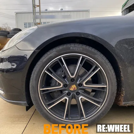 [리휠] 포르쉐 파나메라4 순정휠 다이아몬드 컷팅 휠복원 / 진주, 창원, 순천