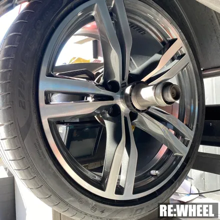 [리휠][거제휠복원] BMW 640i GT 순정휠 다이아몬드 컷팅 휠복원 / 진주, 창원, 순천