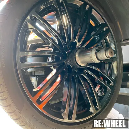 [리휠][대구휠도색] BMW 530i 19인치 순정휠 하이퍼 블랙 휠도색 / 진주, 창원, 순천