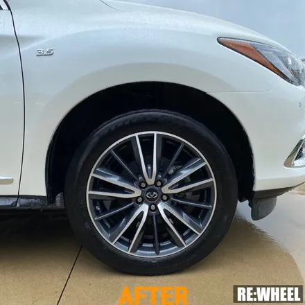 [리휠][인피니티휠복원][QX60휠복원] 인피니티 QX60 20인치 순정휠 다이아몬드 컷팅 휠복원 작업후기 / 진주, 창원, 순천