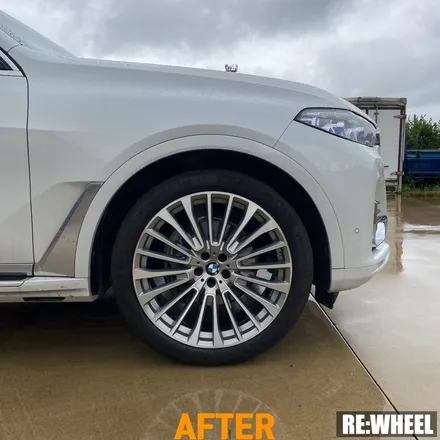 [리휠][분체도장][BMWX7휠복원] BMW X7 Xdrive 30d 22인치 순정휠 다이아몬드 컷팅 휠복원 작업후기 / 진주, 창원, 순천