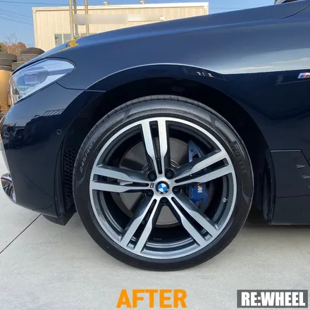 [리휠][창원휠복원] BMW 640i GT 다이아몬드 컷팅 휠복원 / 진주, 창원, 순천