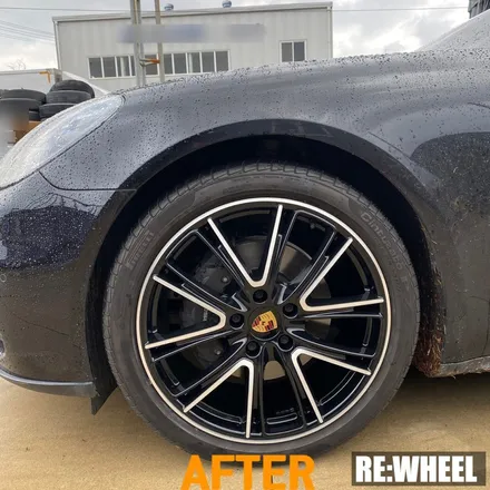 [리휠] 포르쉐 파나메라4 순정휠 다이아몬드 컷팅 휠복원 / 진주, 창원, 순천