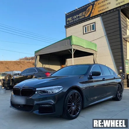 [리휠][대구휠도색] BMW 530i 19인치 순정휠 하이퍼 블랙 휠도색 / 진주, 창원, 순천