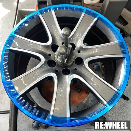 [리휠][진주휠수리] 벤츠 S350 BLUETEC L 18인치 순정휠 다이아몬드 컷팅 휠복원 / 진주, 창원, 순천
