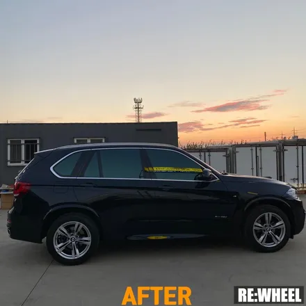[리휠][분체도장][X5휠복원] BMW X5 30d Xdrive 실버 휠복원 작업후기 / 진주, 창원, 순천