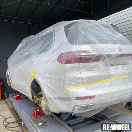 [리휠][자동차휠도색] BMW X7 Xdrive 40i 하이퍼 블랙 휠도색 작업 및 블루 캘리퍼 도색 작업후기 / 진주, 창원, 순천