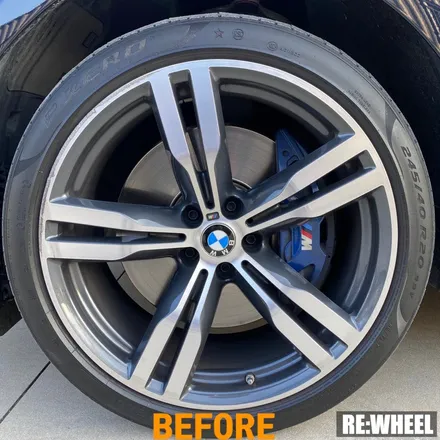 [리휠][창원휠복원] BMW 640i GT 다이아몬드 컷팅 휠복원 / 진주, 창원, 순천