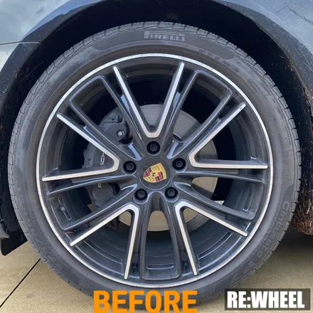 [리휠] 포르쉐 파나메라4 순정휠 다이아몬드 컷팅 휠복원 / 진주, 창원, 순천