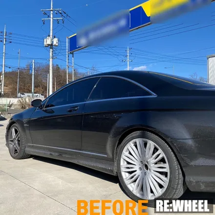 [리휠] 벤츠 CL 63 AMG 순정휠 크랙으로 인한 휠교체 작업 / 진주, 창원, 순천
