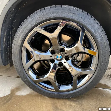 [리휠] 경남 진주 휠도색 BMW X6 20인치 순정휠 블랙크롬 작업 후기 / 진주, 창원, 순천