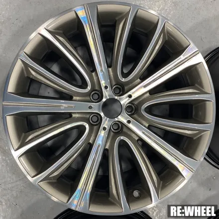 [진주 리휠] 전남 광양 휠복원 BMW 750ld 20인치 순정휠 다이아컷팅 휠 수리 / 진주, 창원, 순천