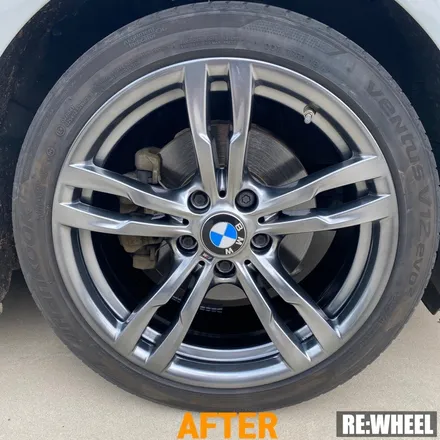 [리휠][분체도장] BMW 320d 441M 18인치 순정휠 고스트크롬 휠도색 작업후기 / 진주, 창원, 순천