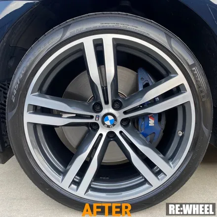 [리휠][창원휠복원] BMW 640i GT 다이아몬드 컷팅 휠복원 / 진주, 창원, 순천