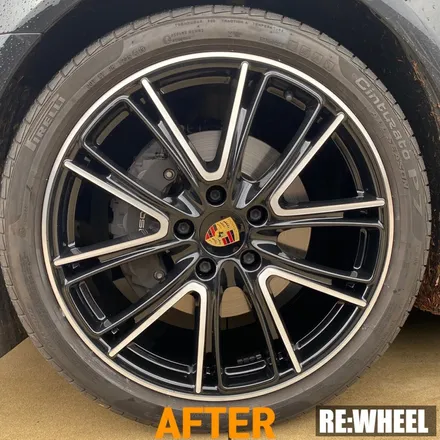 [리휠] 포르쉐 파나메라4 순정휠 다이아몬드 컷팅 휠복원 / 진주, 창원, 순천