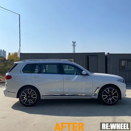 [리휠] BMW X7 30d Xdrive 다이아몬드 컷팅 휠복원 / 진주, 창원, 순천