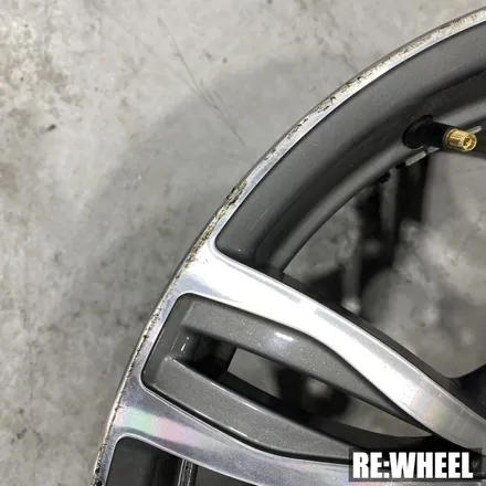[리휠][거제휠도색] BMW 530i 18인치 사제휠 →  블랙 폴리쉬 휠도색 완료된 BMW 3시리즈 18인치 / 진주, 창원, 순천